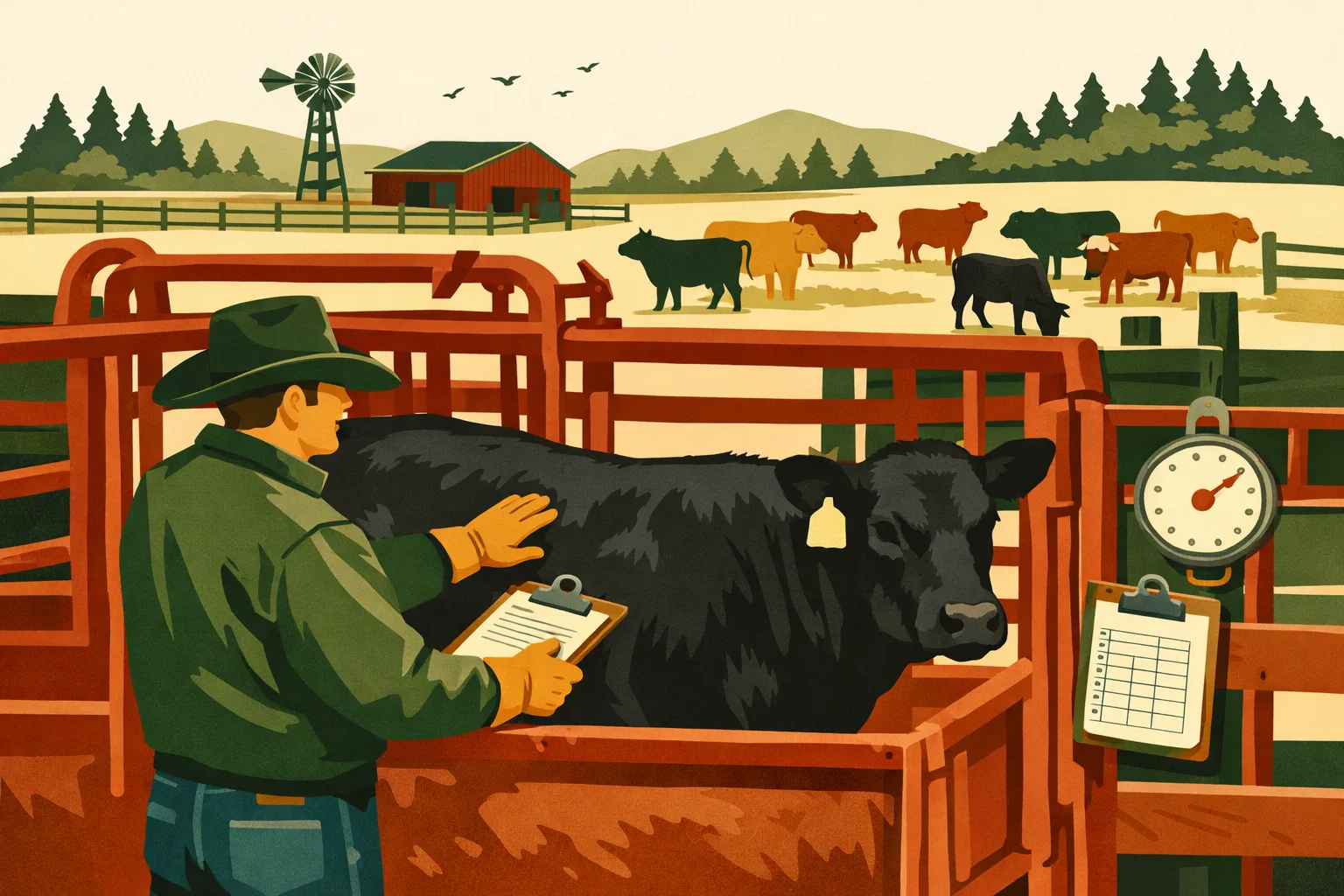 Cattle Body Condition Scoring: How to Use BCS Records to Improve Reproductive Performance