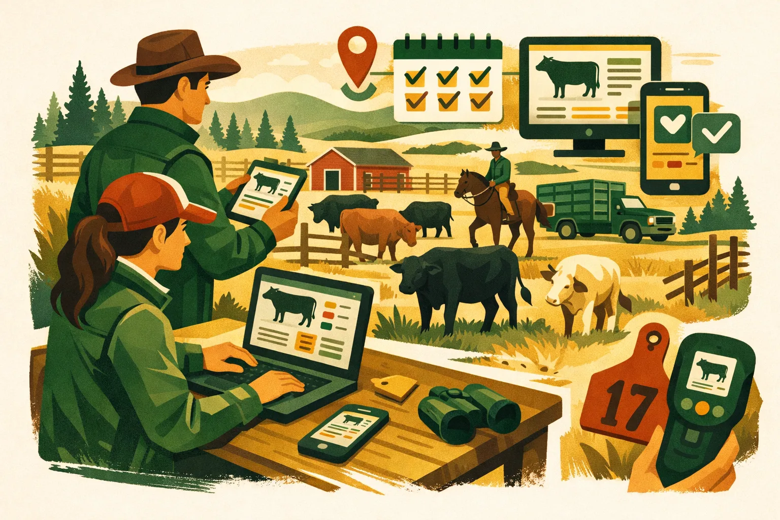 How to Track Cattle Breeding Records Without a Shoebox of Paper