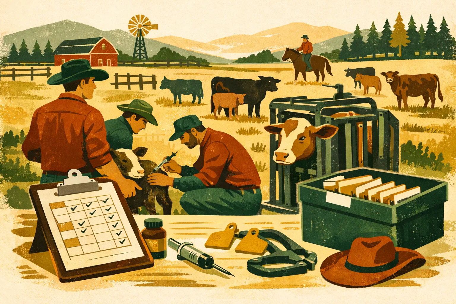 Livestock Vaccination Records: What to Log and How Long to Keep It